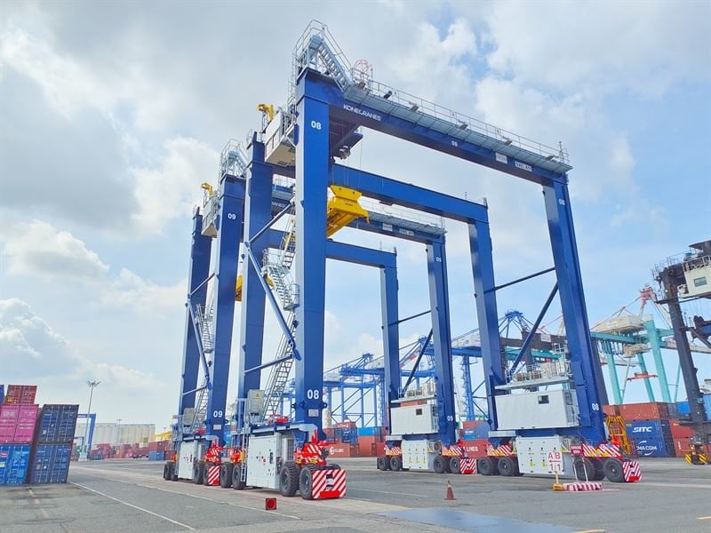 Konecranes wins order for 5 advanced hybrid RTGs from Taiwan terminal